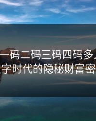 无人区一码二码三码四码多人收藏：数字时代的隐秘财富密码