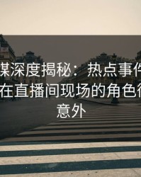 蜜桃传媒深度揭秘：热点事件风波背后，大V在直播间现场的角色彻底令人意外